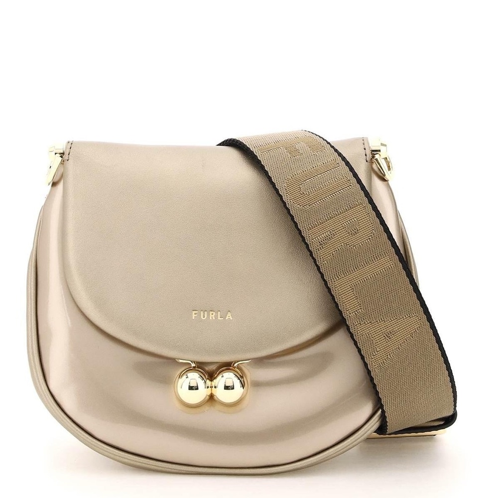 Furla Gold Crossbody Bag